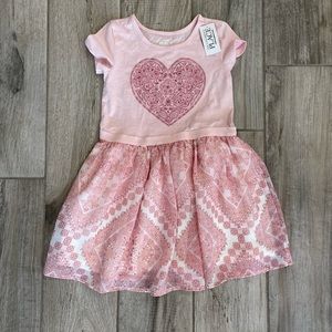 Pink heart dress